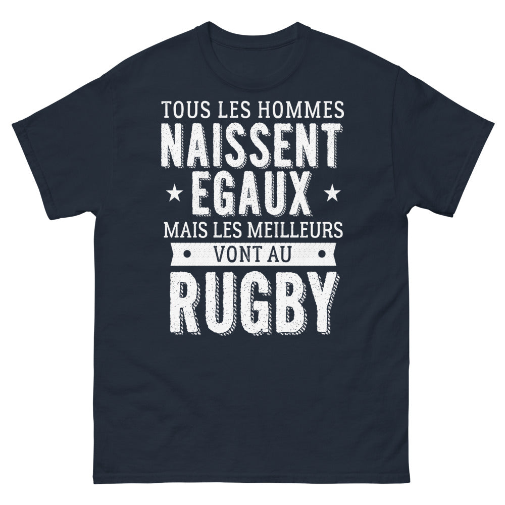 T-shirt Rugby bleu marine - Les meilleurs du jeu