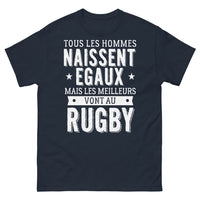 Thumbnail for T-shirt Rugby bleu marine - Les meilleurs du jeu