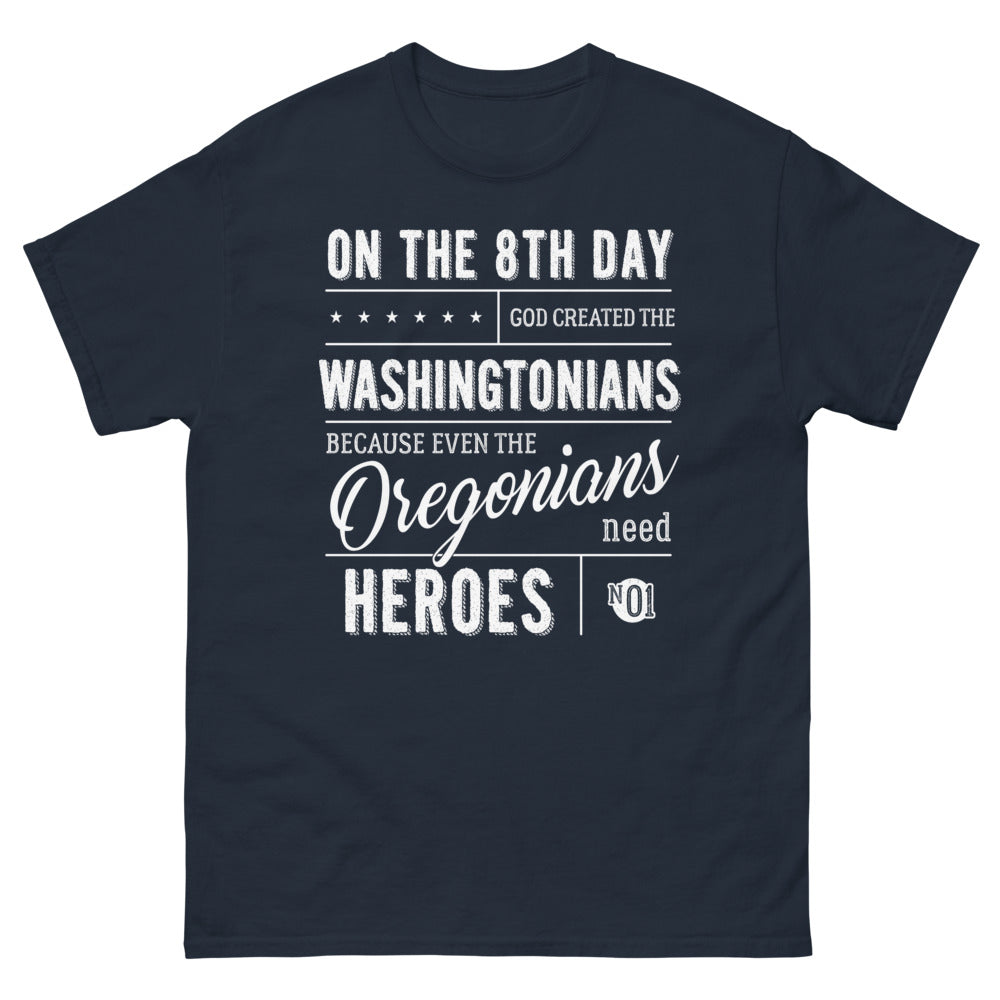 T-shirt Washingtonians bleu marine - Born to Be Heroes