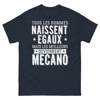 Thumbnail for T-shirt mécano homme bleu marine - Les meilleurs deviennent mécano