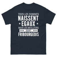 Thumbnail for T-shirt Fribourg bleu marine - Les meilleurs sont Fribourgeois