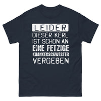 Thumbnail for T-Shirt Krankenschwester dunkelblau - Dieser Kerl schon vergeben