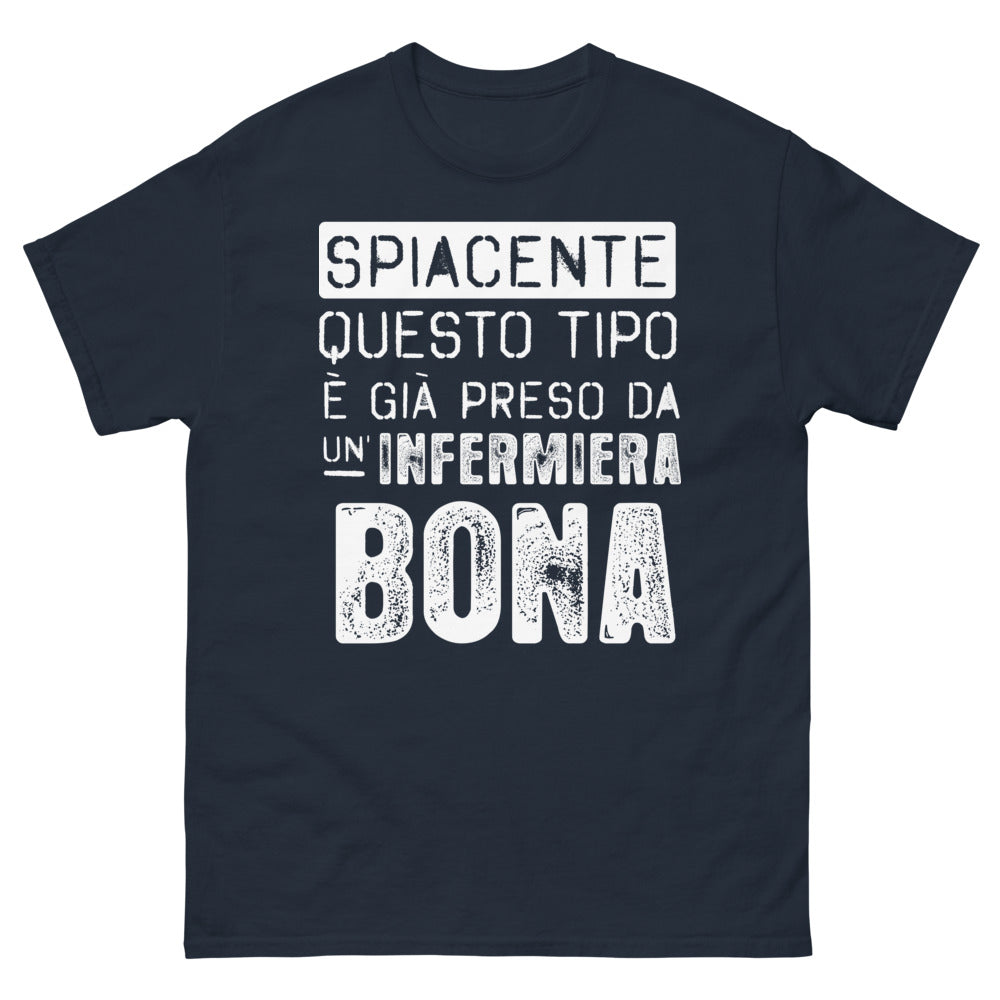 T-Shirt Infermiere Blu Navy - Già preso da un'infermiera