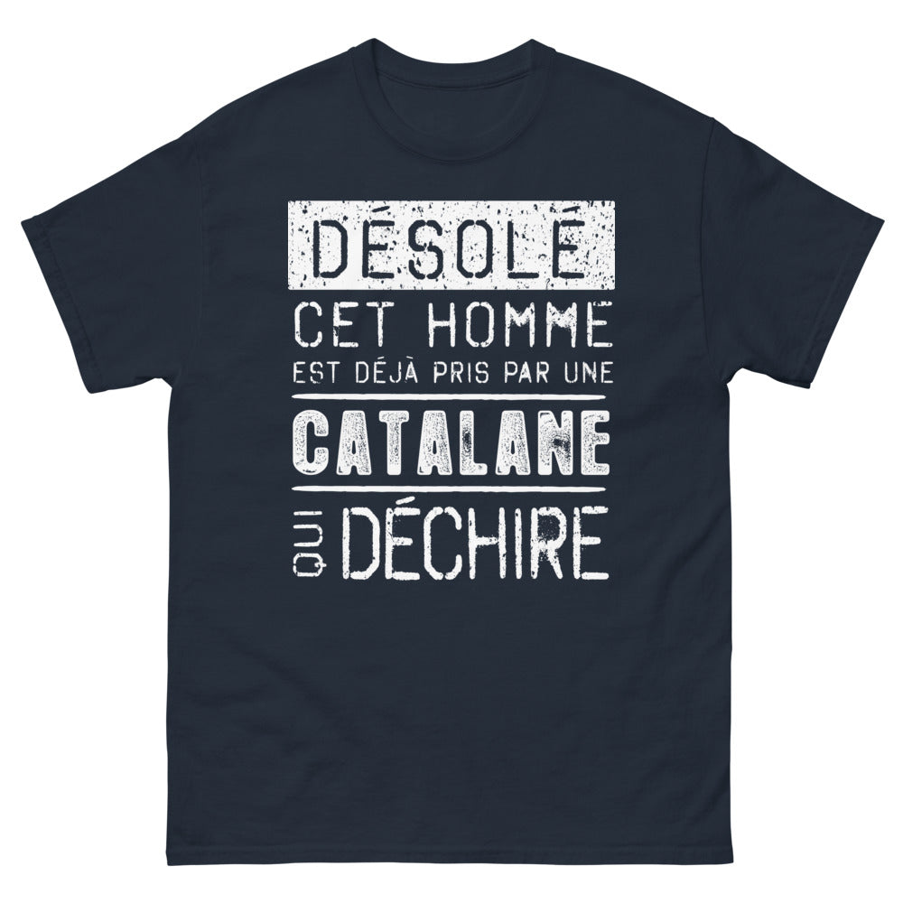 T-shirt catalan bleu marine - déjà pris par une Catalane