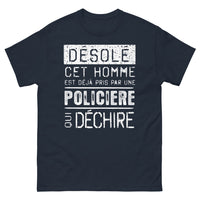 Thumbnail for T-shirt pris par une policière marine - Désolé, cet homme est déjà pris