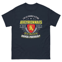 Thumbnail for T-shirt Aveyronnais marine - Super pouvoir régional