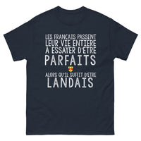 Thumbnail for T-shirt Landes bleu marine - Les Français leur vie entière