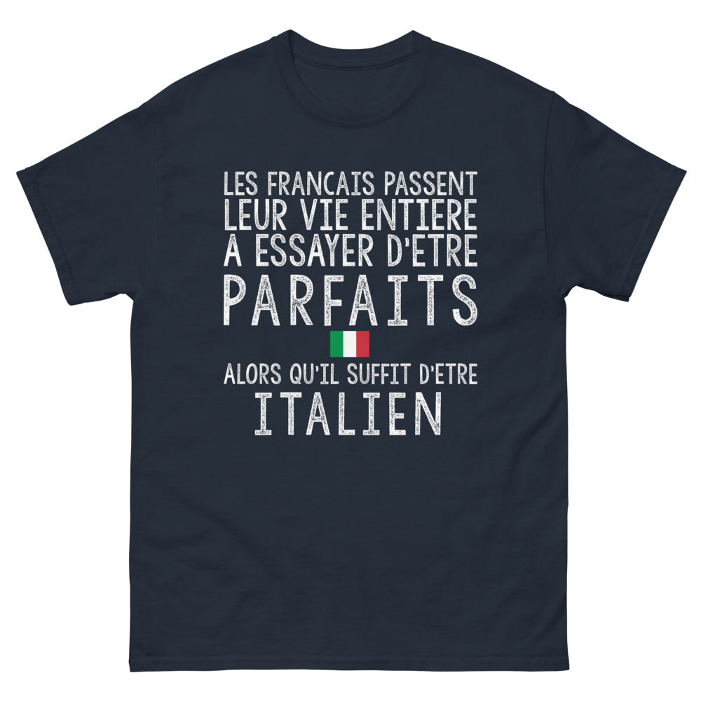 T-shirt Italie bleu marine - Parfait par nature