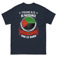 Thumbnail for T-shirt Martinique bleu marine - Français de naissance, Martiniquais par le sang