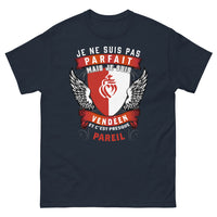 Thumbnail for T-shirt Vendée bleu marine - Je ne suis pas parfait, vendéen