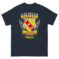 Thumbnail for T-shirt Lorrain bleu marine - Je ne suis pas parfait, mais je suis Lorrain