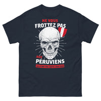 Thumbnail for T-shirt Pérou bleu marine - Attention aux Péruviens !