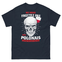 Thumbnail for T-shirt Pologne marine - Ne vous frottez pas !