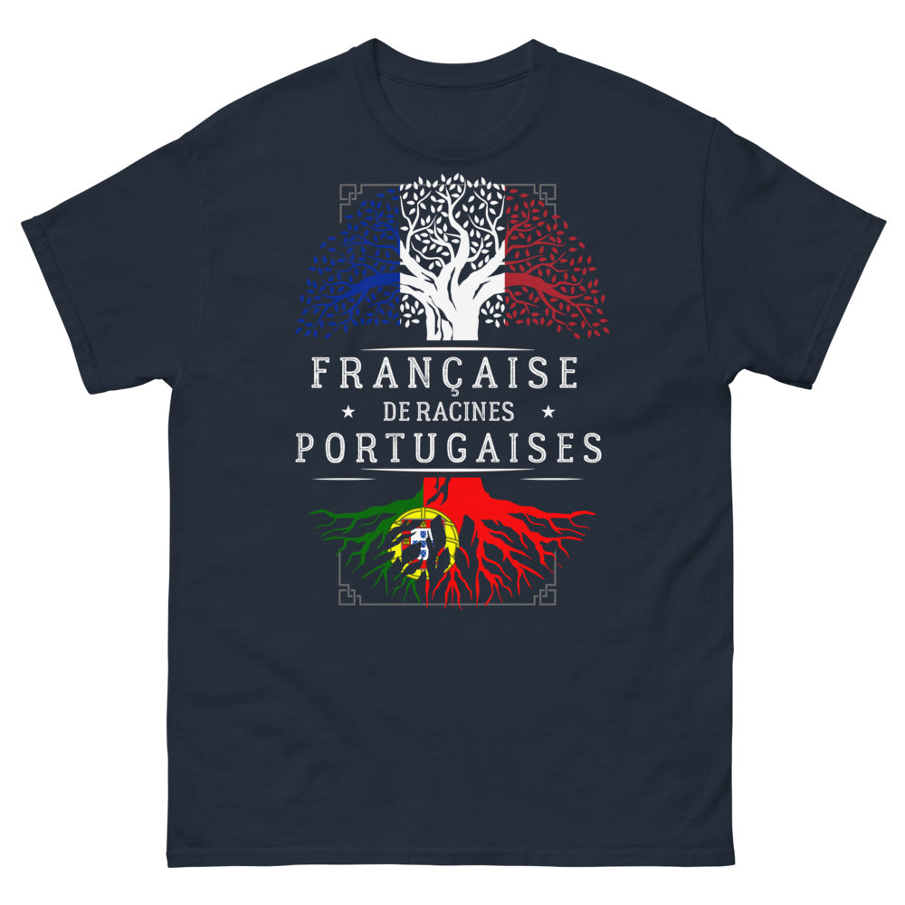 T-shirt Portugal marine - Française de racines portugaises