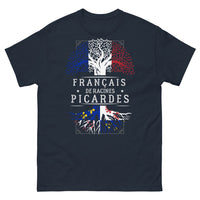 Thumbnail for T-shirt Picardie bleu marine - Français de racines picardes