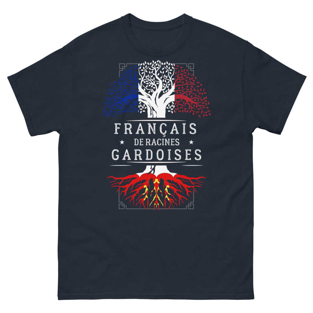 T-shirt Gard bleu marine - Français de racines gardoises