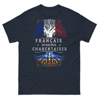 Thumbnail for T-shirt Charente bleu marine - Français de racines charentaises