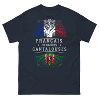 Thumbnail for T-shirt Cantal marine - Français de Racines Cantalouses