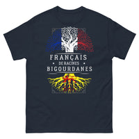 Thumbnail for T-shirt Bigorre bleu marine - Français de racines bigourdanes
