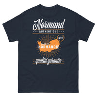 Thumbnail for T-shirt Normandie bleu marine - Authentiquement Normand, Qualité Garantie