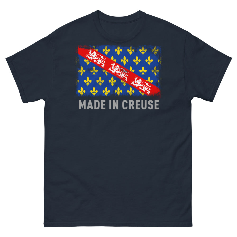 T-shirt Creuse bleu marine - Made in Creuse