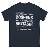 Thumbnail for T-shirt Bretagne bleu marine - aller en Bretagne, c'est presque pareil