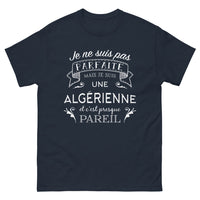 Thumbnail for T-shirt Algérie bleu marine - Je ne suis pas parfaite, Algérienne
