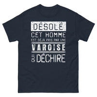 Thumbnail for T-shirt Varoise bleu marine - Désolé, déjà pris par une Varoise