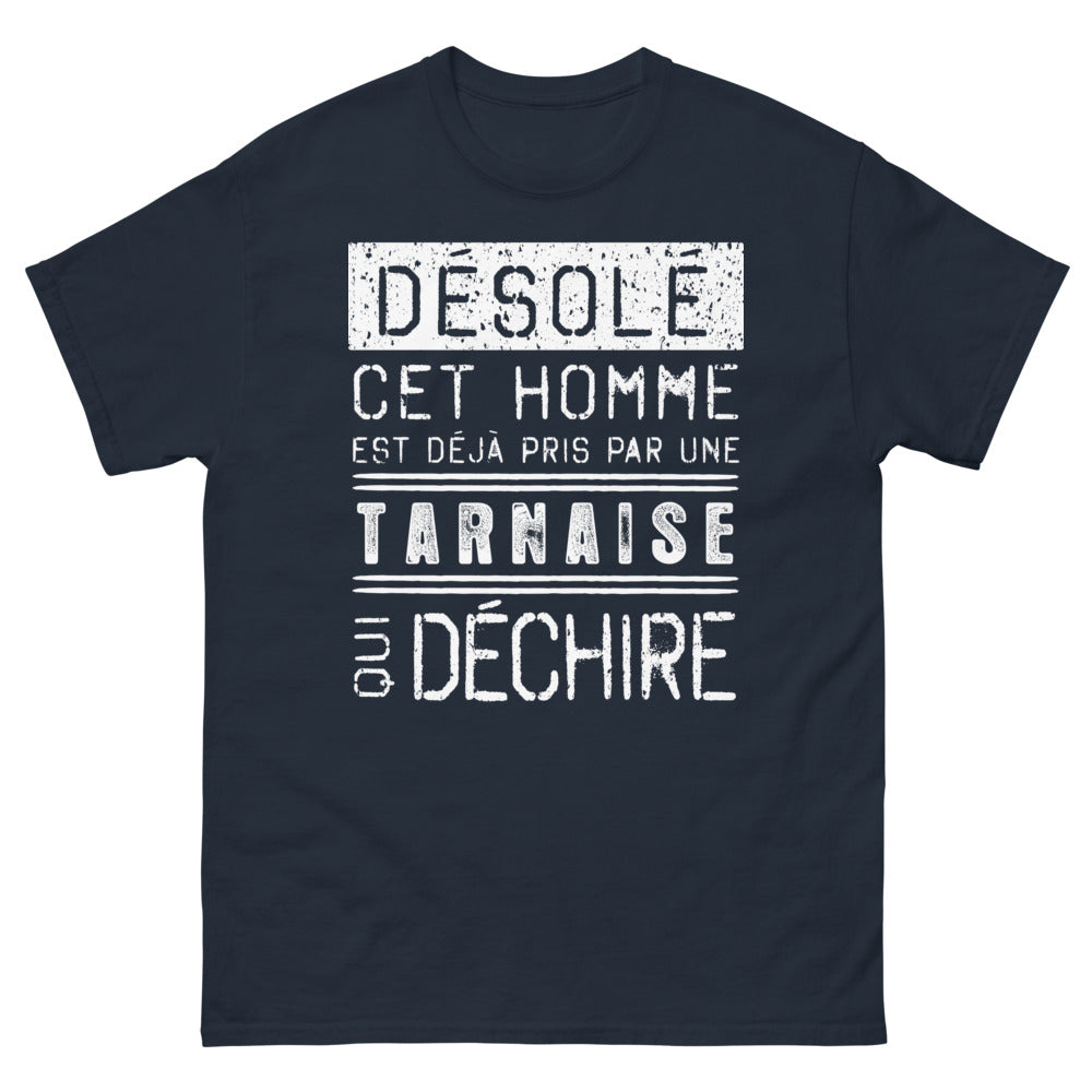 T-shirt Tarnaise bleu marine - Déjà pris par une Tarnaise
