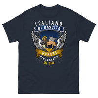 Thumbnail for T-shirt Veneto bleu marine - Italiano di Nascita, Veneti per la grazia di Dio