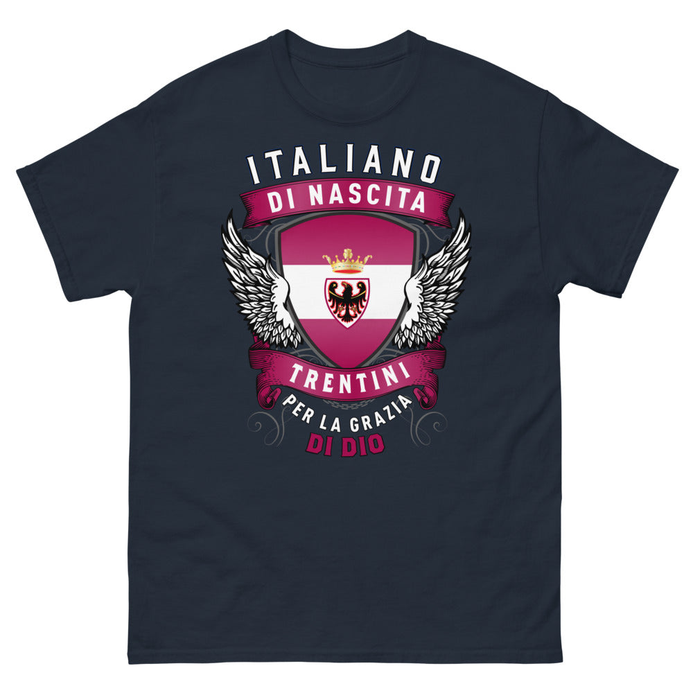 Maglietta Trentino blu navy - Nati Trentino per Grazia di Dio