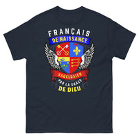 Thumbnail for T-shirt Vaucluse marine - Français de naissance, Vauclusien par la grâce de Dieu