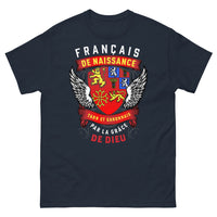 Thumbnail for T-shirt Tarn-et-Garonne marine - Français de naissance et Tarn-et-Garonnais par la grâce de Dieu