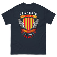 Thumbnail for T-shirt Provence bleu marine - Français de Naissance, Provençal par la Grâce de Dieu