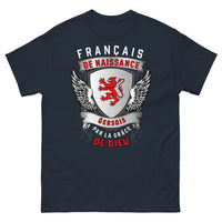 Thumbnail for T-shirt Gersois bleu marine - Français de naissance, grâce de Dieu