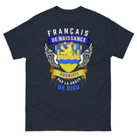 Thumbnail for T-shirt Doubs bleu marine - Français de naissance, Doubiste par grâce