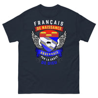 Thumbnail for T-shirt Ardennes marine - Ardennais de naissance, par la grâce de Dieu