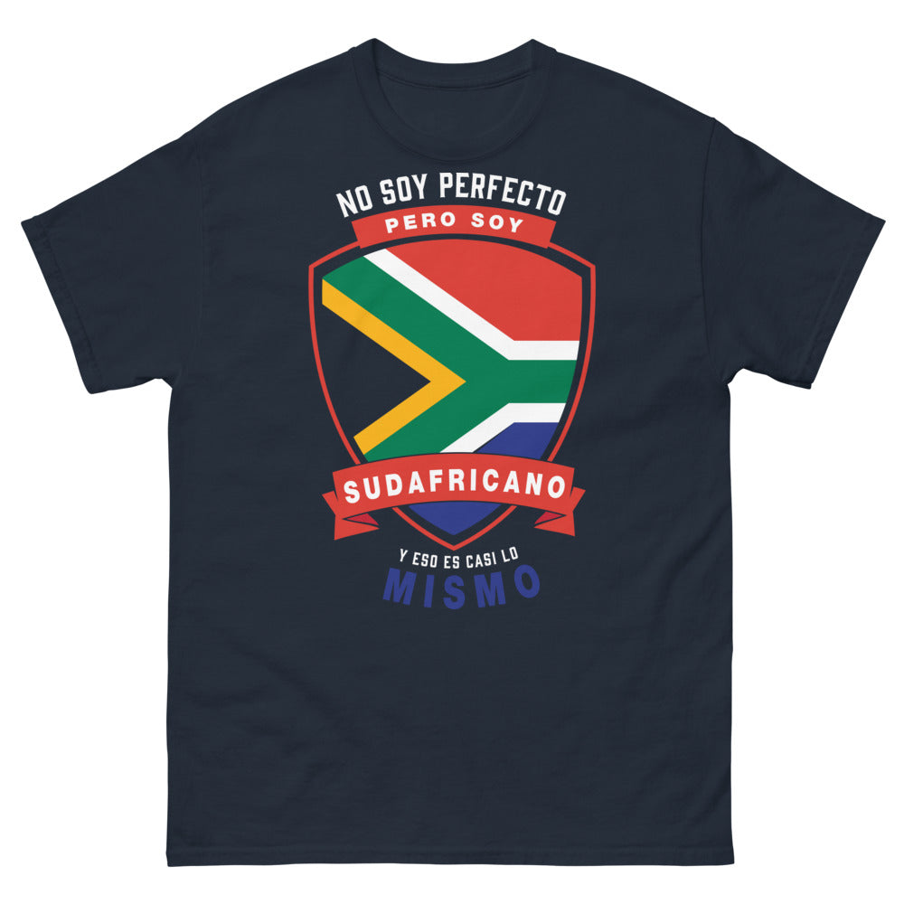 T-shirt Afrique du Sud bleu marine - No soy perfecto, pero soy sudafricano