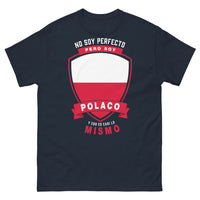 Thumbnail for T-shirt Pologne bleu marine - No soy perfecto pero soy Polaco