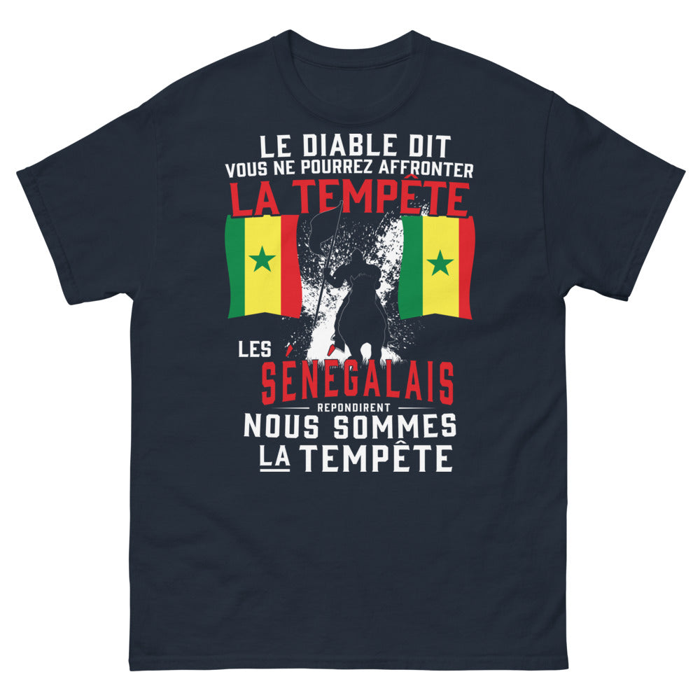T-shirt Sénégal bleu marine - Nous sommes la tempête