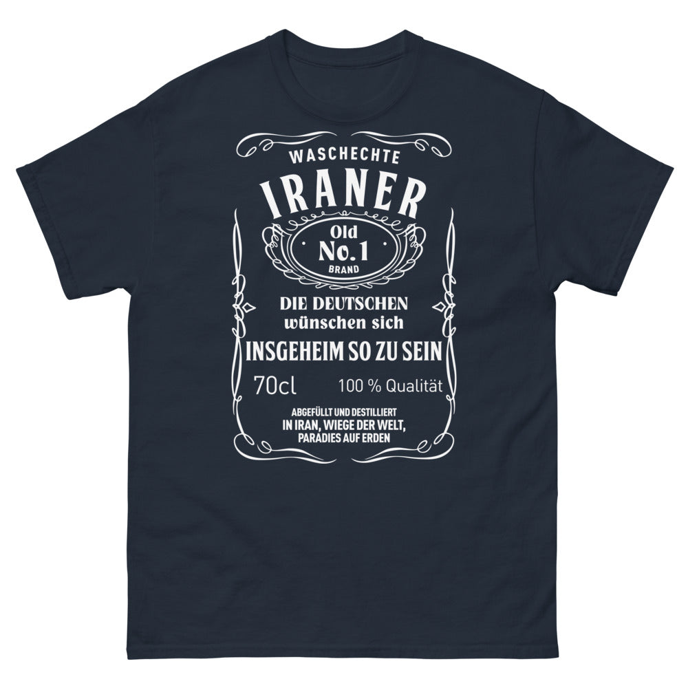 T-Shirt Iran Deutschland marineblau - Wäschechte Iraner