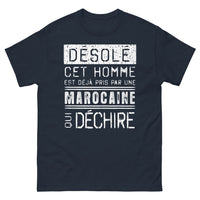 Thumbnail for T-shirt Marocaine bleu marine - déjà pris par une Marocaine