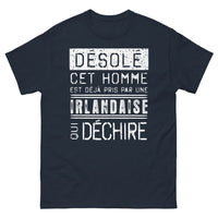 Thumbnail for T-shirt Irlande marine - Déjà pris par une Irlandaise
