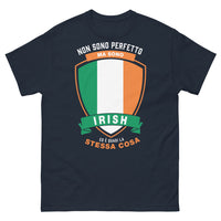 Thumbnail for Maglietta Irlanda blu navy - Non sono perfetto, ma sono irlandese
