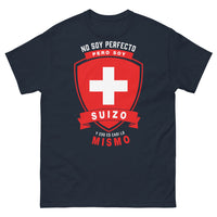 Thumbnail for T-shirt Suisse marine - No Soy Perfecto pero Soy Suizo