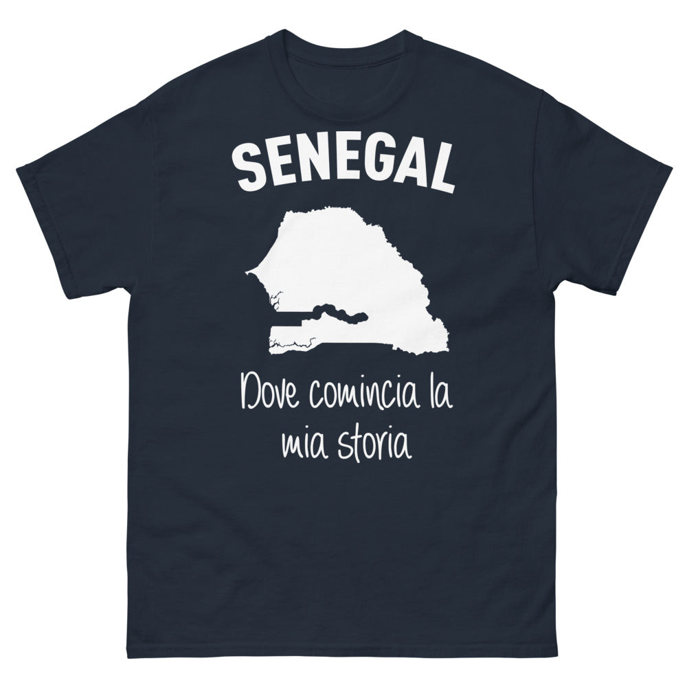 T-Shirt Senegal marina - Dove Comincia la Mia Storia