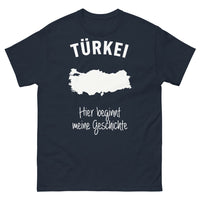 Thumbnail for T-shirt Turquie marine - Hier beginnt meine Geschichte