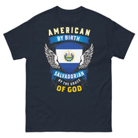 Thumbnail for T-shirt Salvadorien marine - American by Birth, Salvadorian by the Grace of God