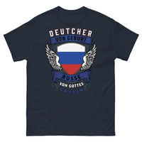 Thumbnail for T-shirt Allemand-Russe marine - Deutscher von Geburt, Russe von Gottes Gnaden