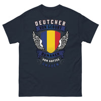 Thumbnail for T-shirt germano-roumain marine - Deutscher von Geburt, Rumänen von Gottes Gnaden